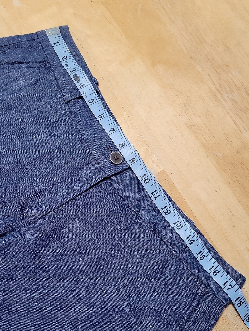 Talbots Petite Chambray Shorts - Picture 5 of 8